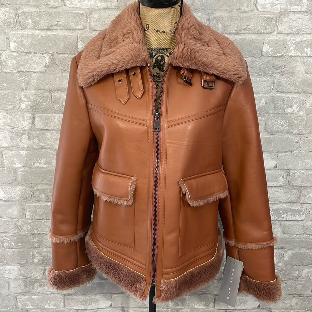 Bagatelle Faux Leather Jacket